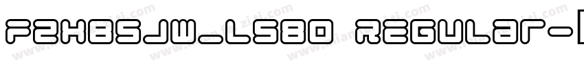 FZXBSJW_LS80 Regular字体转换